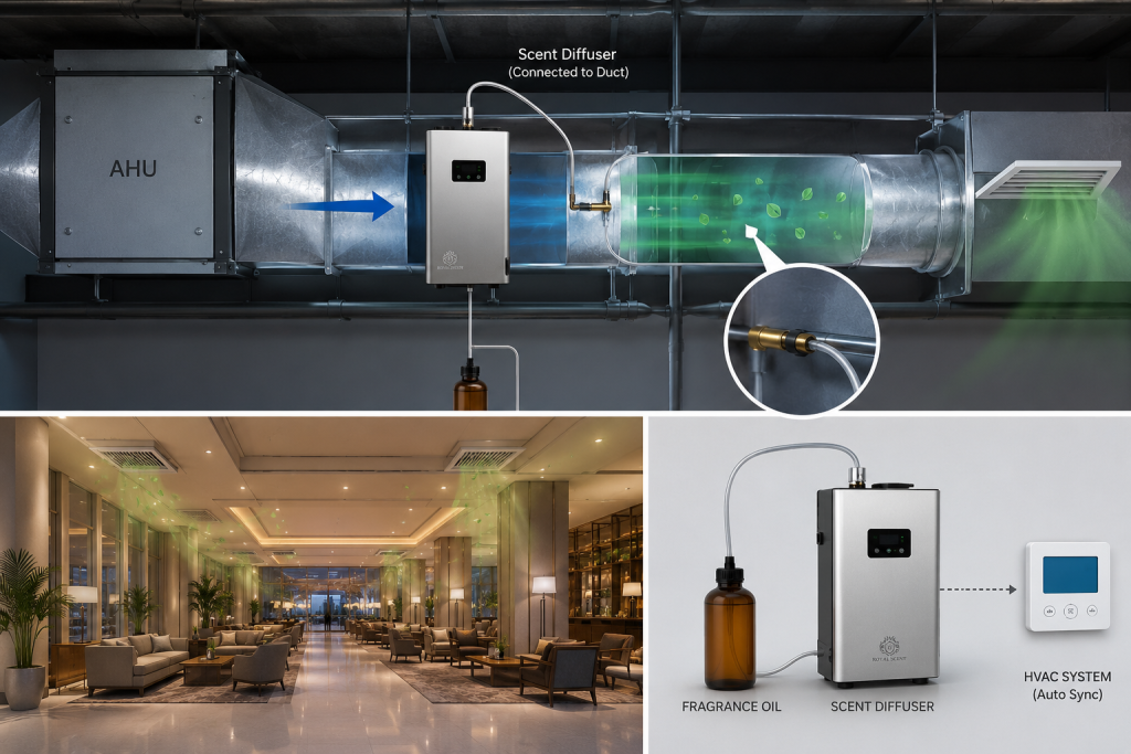 Máy khuếch tán hvac điều hòa tổng, hệ thống thông gió tổng