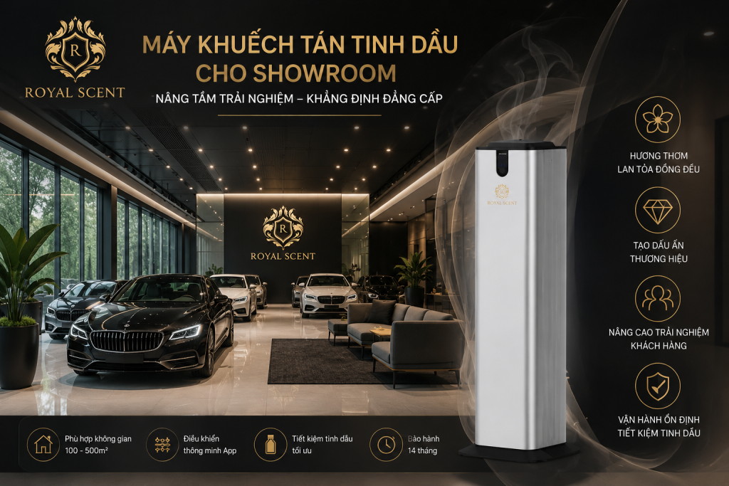 Máy khuếch tán tinh dầu cho showroom ô tô