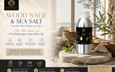 Tinh dầu wood sage and sea salt