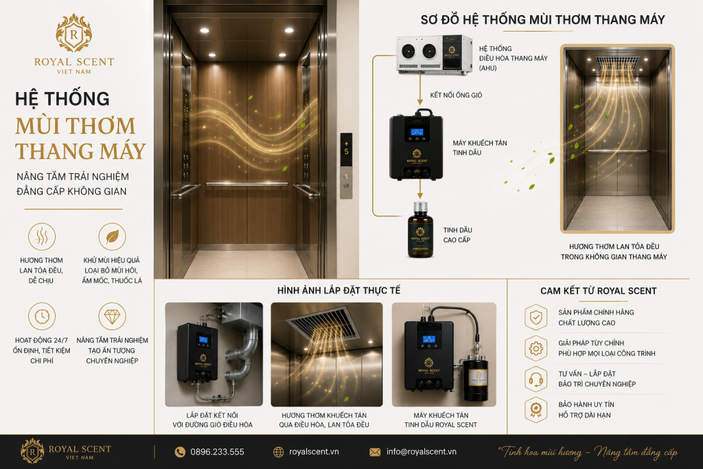Mùi Thơm Thang Máy: Giải Pháp Tạo Hương Thơm Đồng Đều Cho Không Gian Cao Cấp