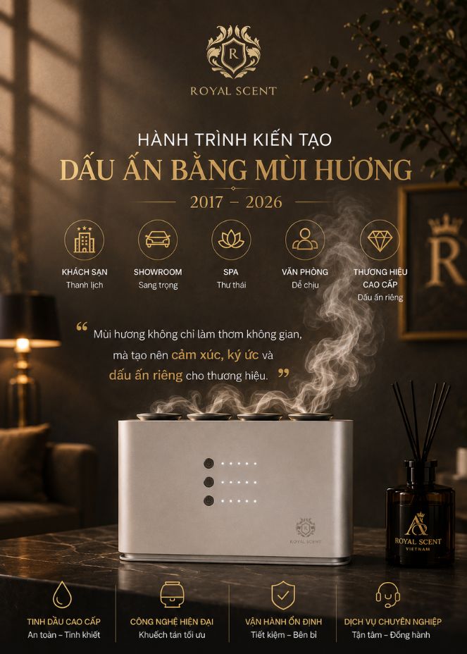 Giải pháp mùi hương doanh nghiệp Royal Scent Việt Nam